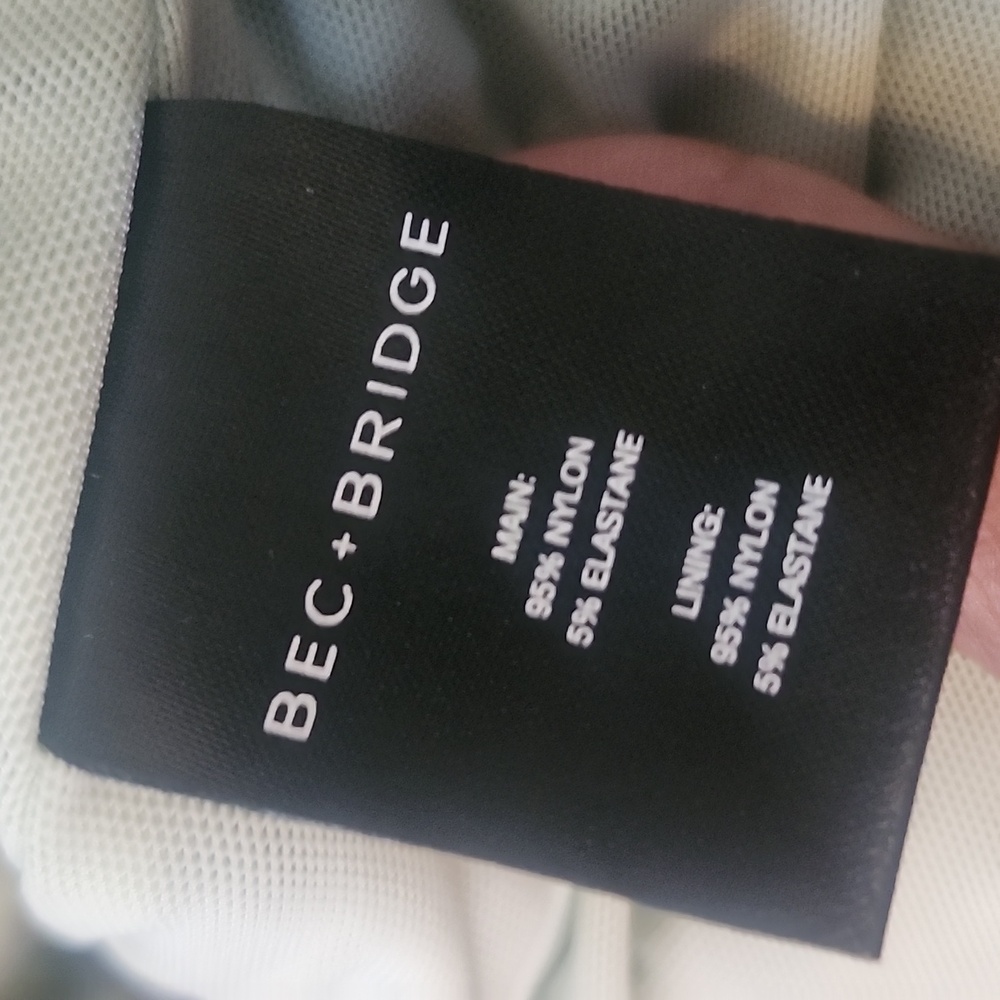 Bec + Bridge Blue Gray Ruched Bodycon Dress - Picture 2 of 9